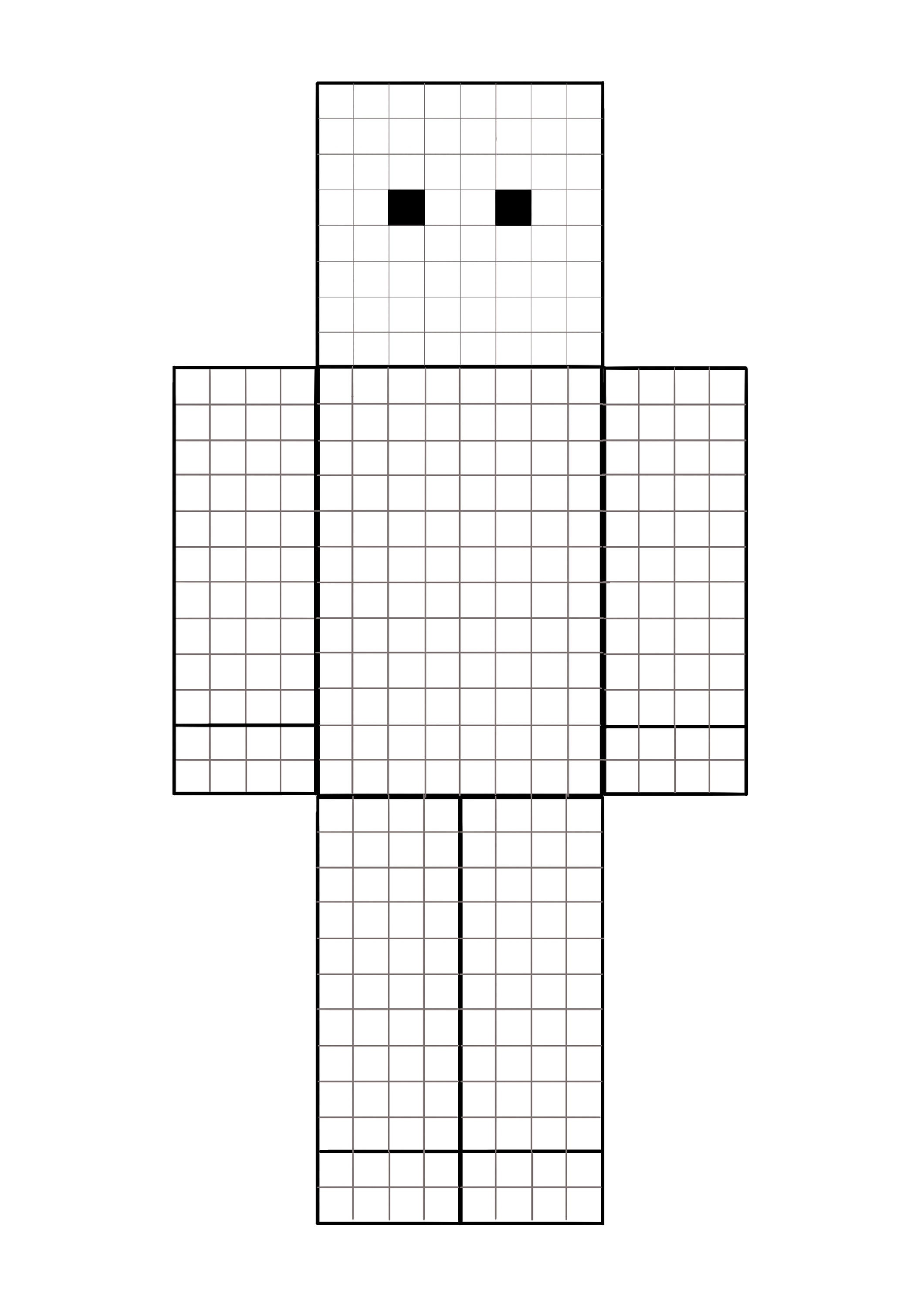 Minecraft cake coloring pages