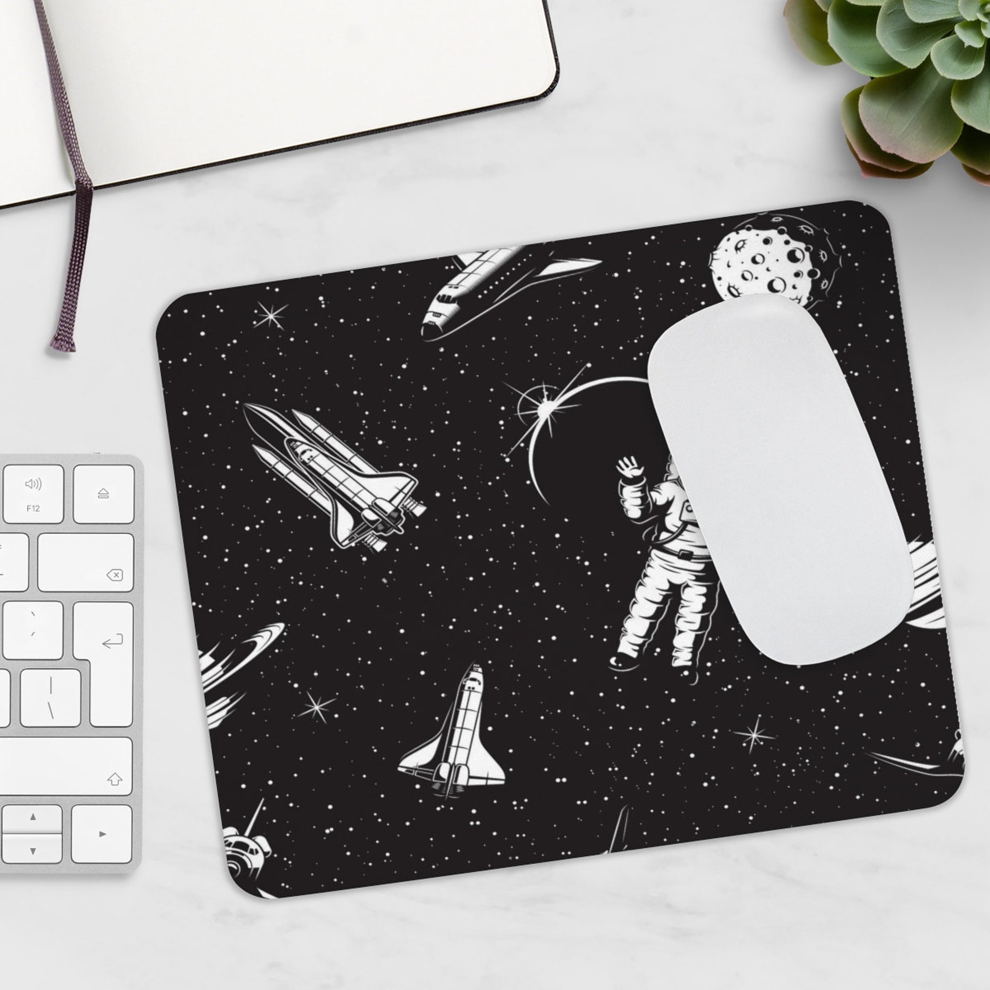 Discover Alien Space Mouse Pad Tapete De Rato Astronauta Desenho