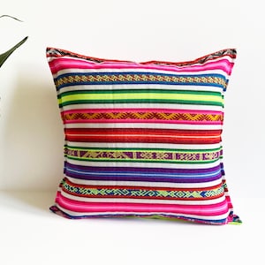 Handmade Peruvian Textile Pillow Cover