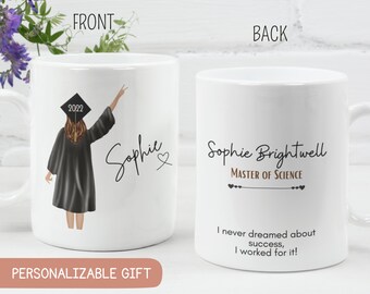 Master's Degree Graduation Gift for Him or Her Goal - Etsy