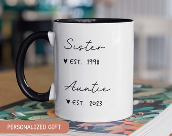 Sister to Auntie Pregnancy Announcement, Promoted to Aunt Gift, Auntie Pregnancy Announcement, New Aunt Gift, Custom New Auntie