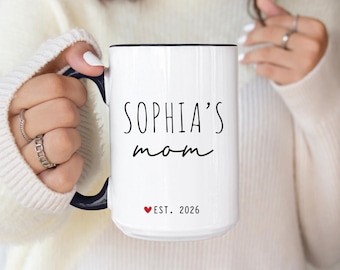 First Time Mom Mug, New Mom Gift Ideas, Mothers Day Gift, Baby shower Gift, From Baby To Mom, Mommy Coffee Mug, Future Mom Custom Present