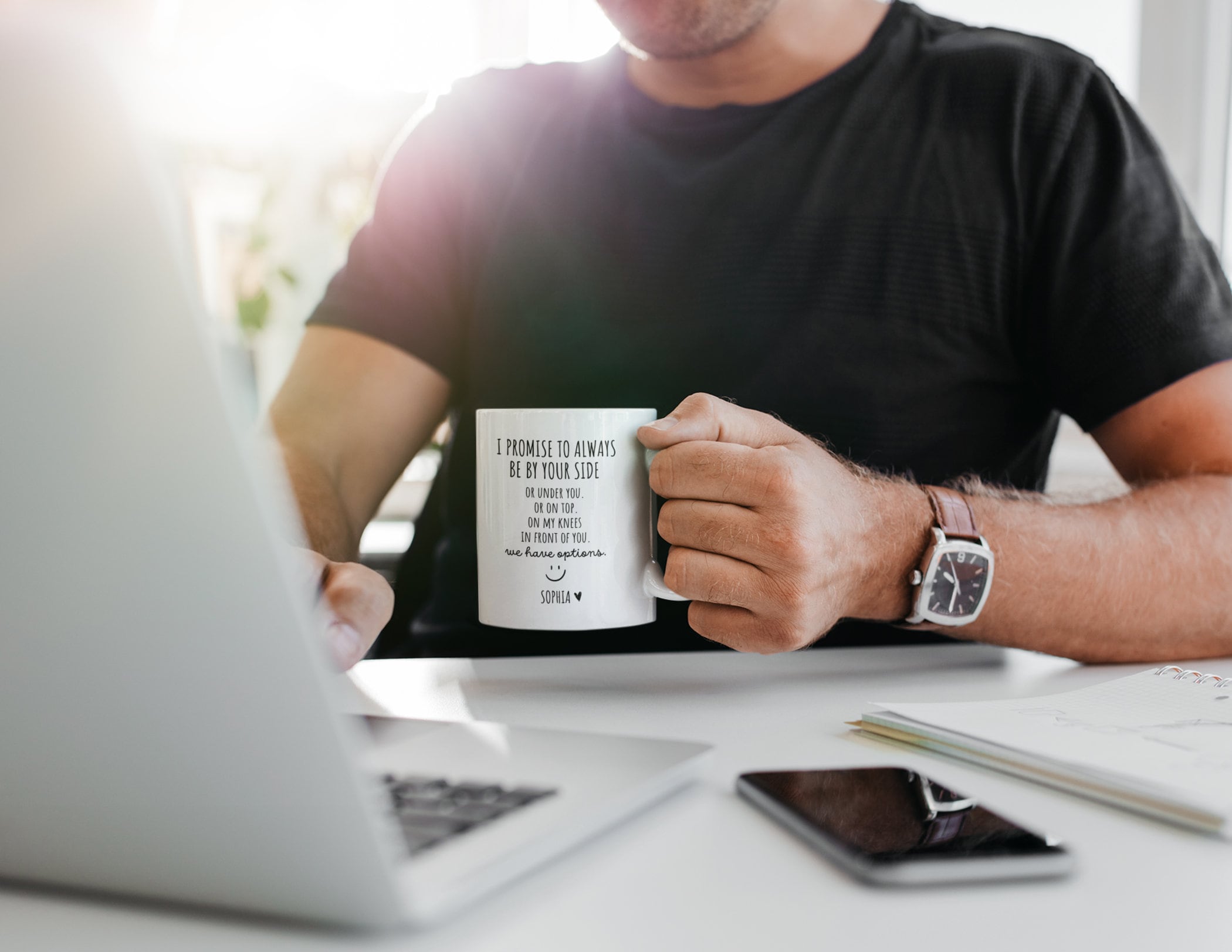 Discover Custom Funny anniversary Gift For Him,Funny Anniversary Mug for boyfriend,Personalized Mug for him,Gift for husband personalized