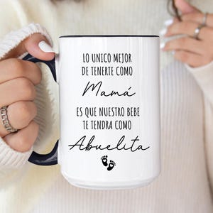 Vas a Ser Abuela Gift, Baby Announcement Mug in Spanish, Anuncio de Embarazo en espanol Gift, Baby Reveal Spanish, Abuelita Gift