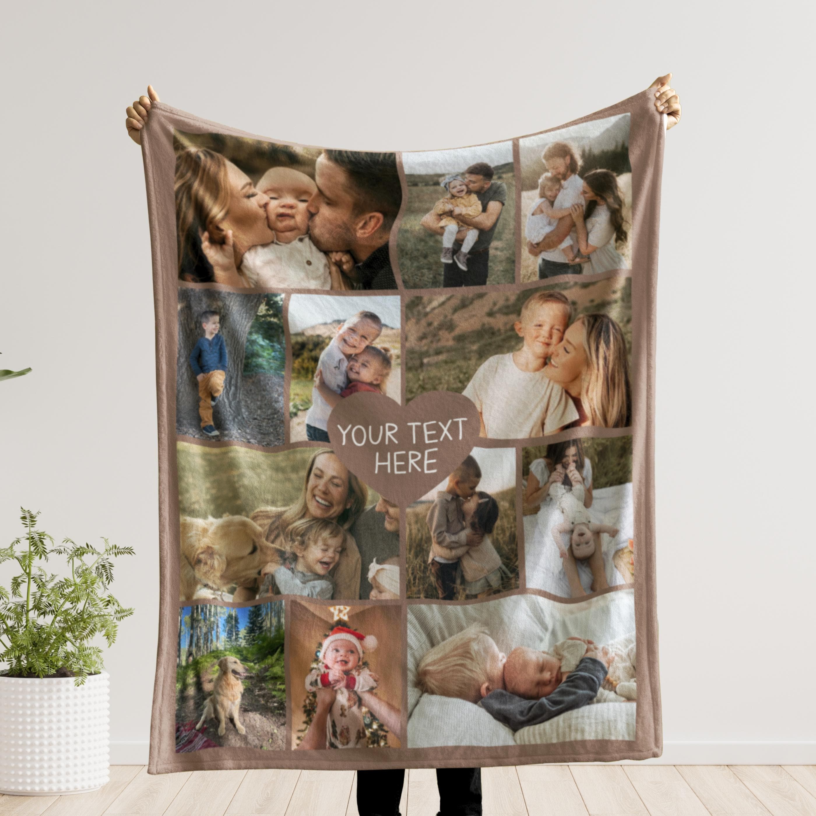 A Photo Blanket Made From Their Memories
