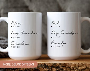 Promoted From Dog Grandparents To Human Grandparents, Pregnancy Announcement, New Grandpa and Grandma Gift, Baby Announcement