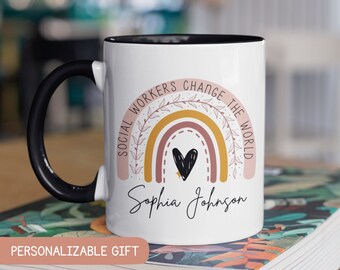 Custom Social Worker Gift, Social Worker Mug,Social Work Graduation Gift, Social Work Appreciation Gift, Personalized Social Worker Mug