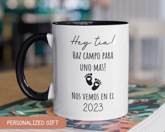 Sorpresa Vas a Ser Tia Gift, Baby Announcement Mug in Spanish, Anuncio De  Embarazo En Para Tia, Baby Reveal Spanish, New Tia Mug 