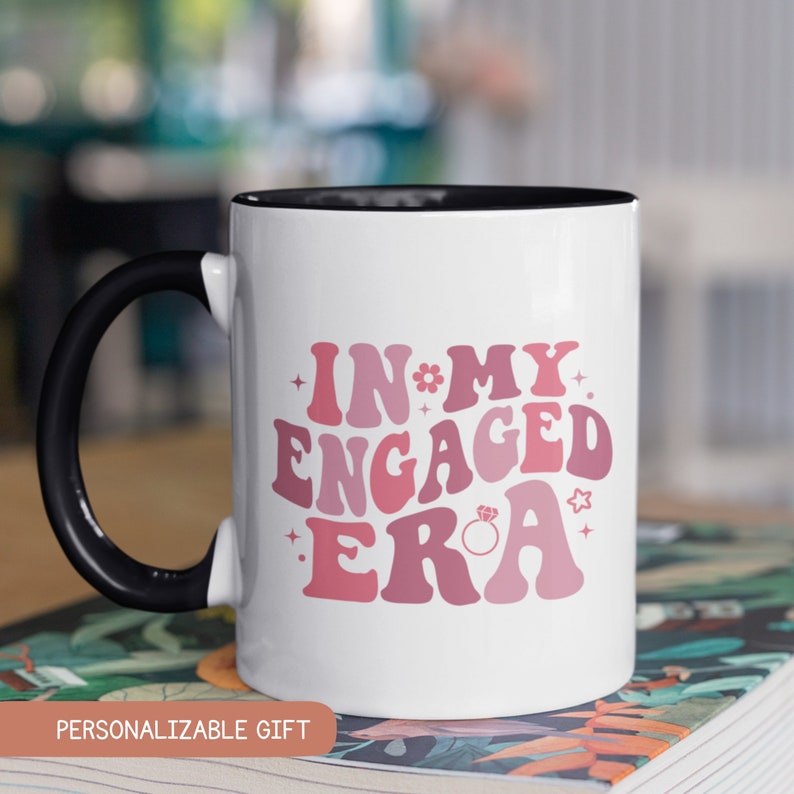 in my engaged era mug bridal gift