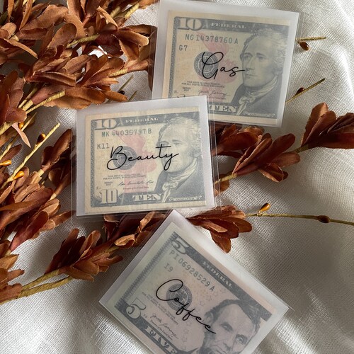 Mini Vellum Cash Envelopes Laminated Cash Envelopes Etsy