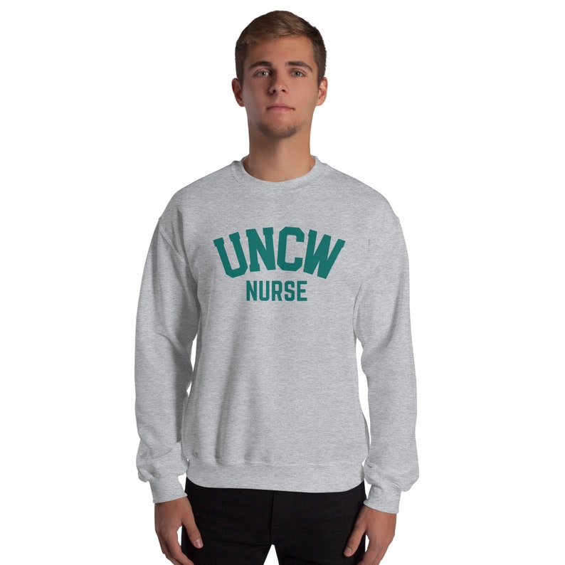 UNCW Nurse Sweatshirt, UNCW Seahawks, Graduation Gift, UNCW Apparel, University North Carolina 