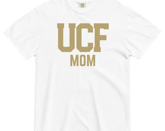 Comfort Colors UCF Mom Shirt, UCF Knights, graduation day shirt, University Central Florida apparel, graduation gift, UNISEX