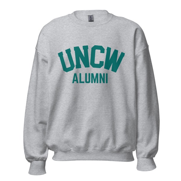 UNCW Alumni Sweatshirt, UNCW Seahawks, graduation gift, UNCW apparel, University North Carolina Wilmington Sweatshirt