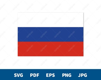 Flag of Russia | svg - pdf - eps - png - jpg