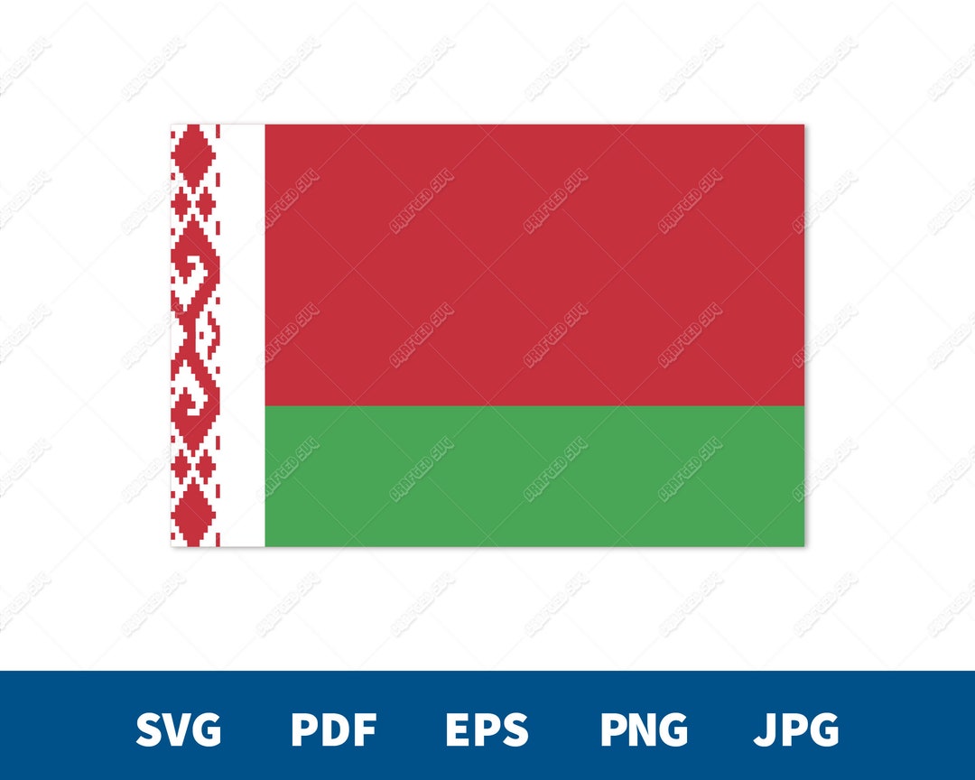 Flag of Belarus | Svg - Pdf - Eps - Png - Jpg - Etsy