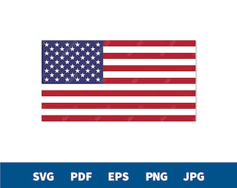Flag of USA United States of America | svg - pdf - eps - png - jpg