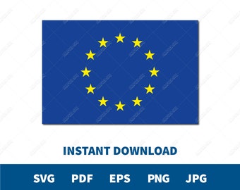 Flag of Europe | svg - pdf - eps - png - jpeg