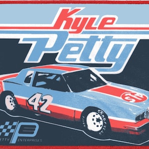 Large Vintage Kyle Petty STP Racing #42 Nascar Patch 9 x 7