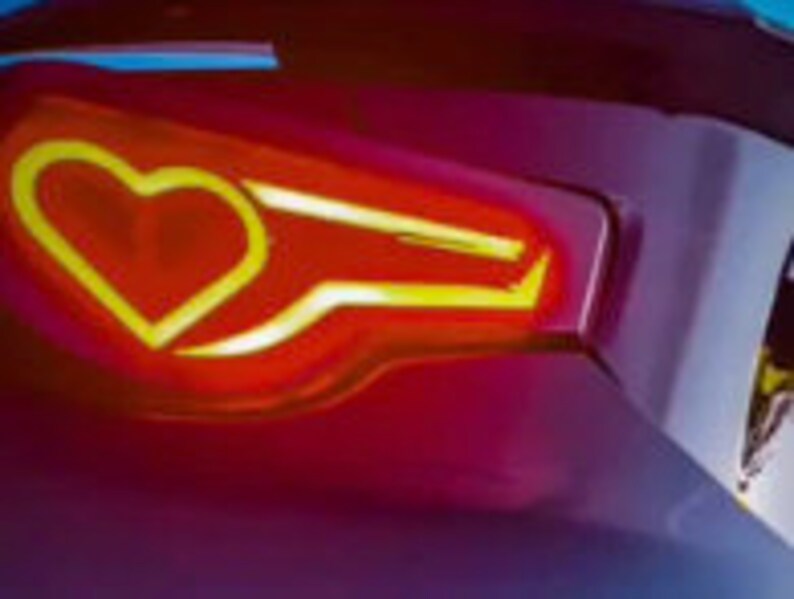 Custom GT86 FRS BRZ Love Heart Tail Lights With Show Dancing Mode