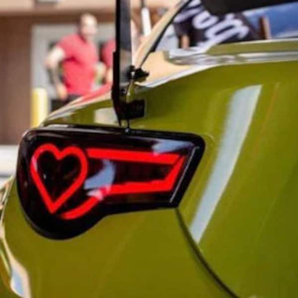 Heart Tail Lights Etsy