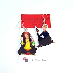 Earrings: Patsy & Eddie Resin Earrings