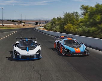 Mclaren Senna and its big brother Senna GTR Poster Print