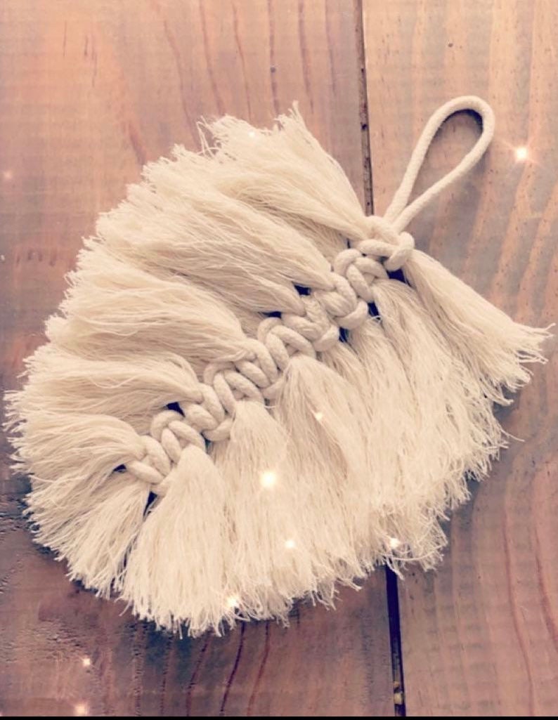 Feuille en Macramé