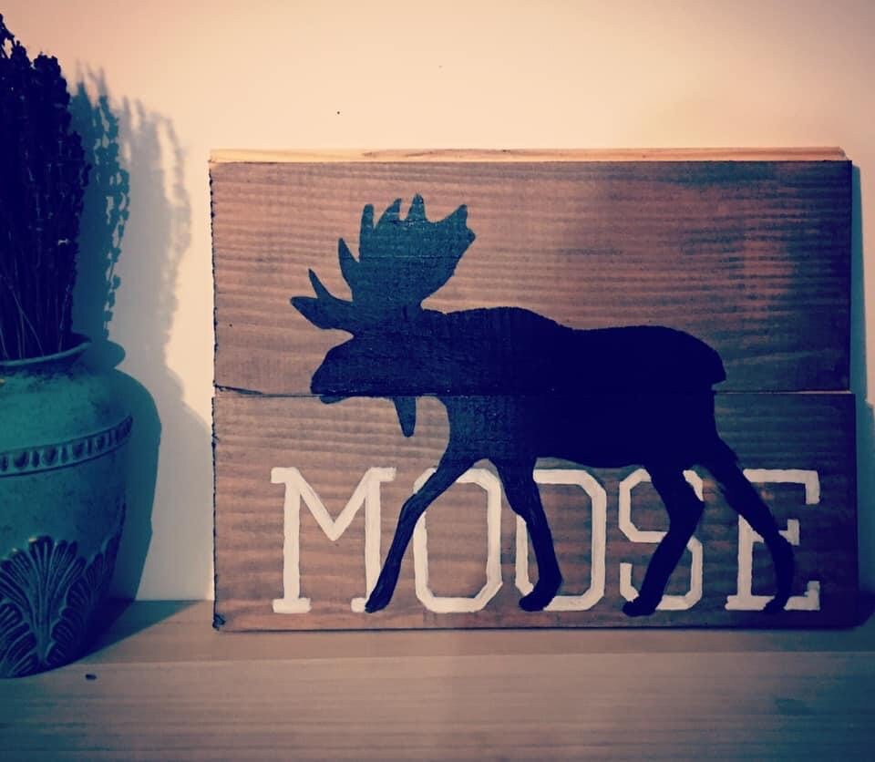 Cadre Peinture sur Bois Élan