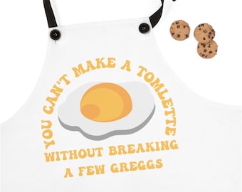 Apron You Can&#39;t Make a Tomlette without Breaking a Few Greggs Tom Cousin Greg Succession Apron