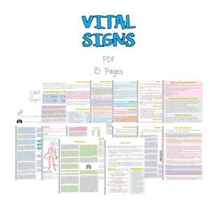 Vital Signs Nursing Notes