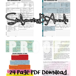 Nursing Process Study Guide Notes - Etsy
