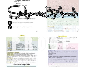 IV Therapy Nursing Study Guide