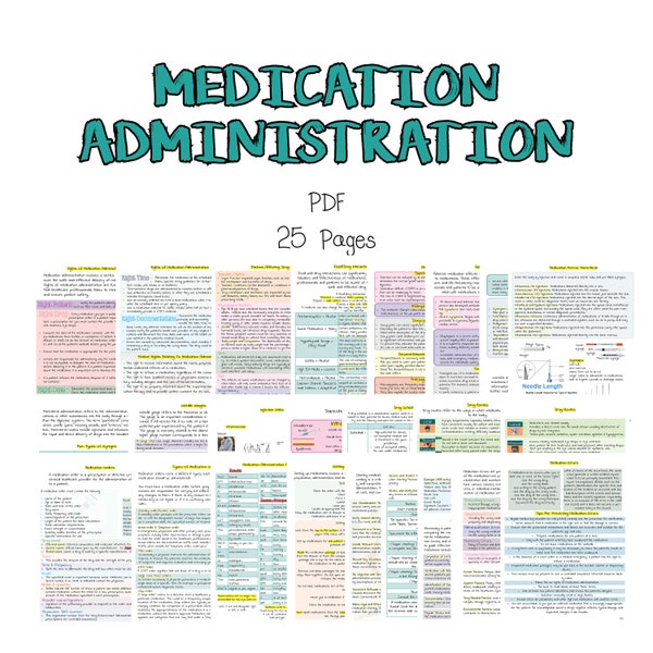 Medication Administration Nursing Notes