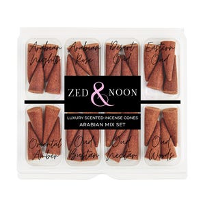 Arabian Scented Incense Cones: Luxury Mixed Pack, Handmade in UK