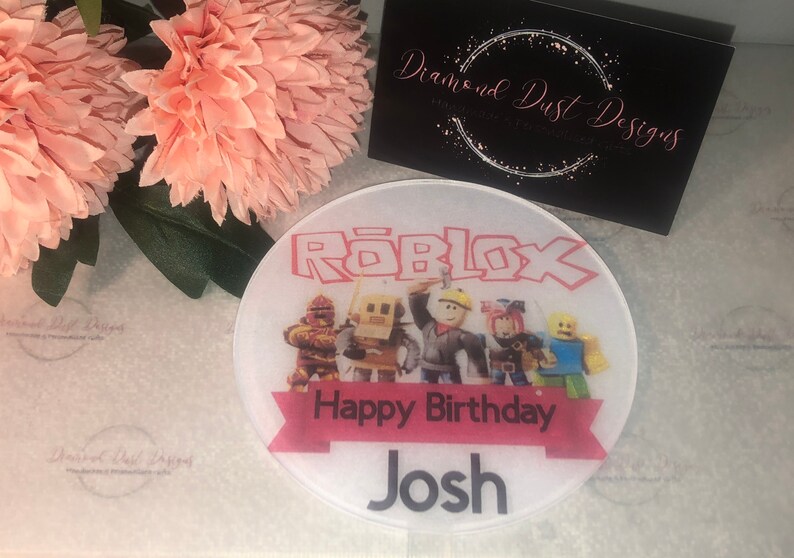 Roblox Cake Topper Etsy