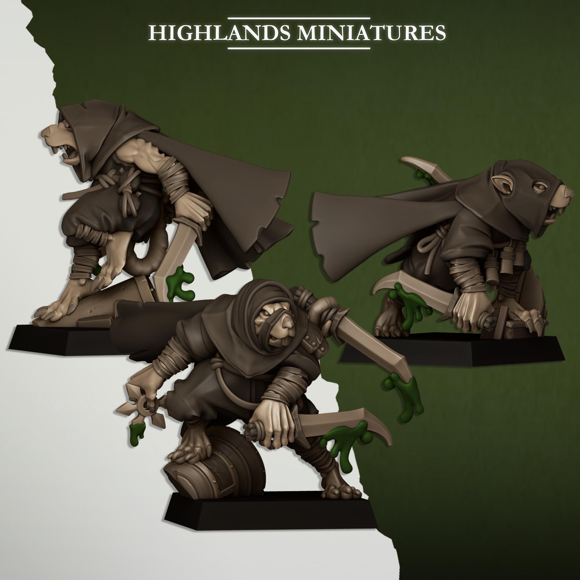 Skaven assassin miniature - Etsy 日本