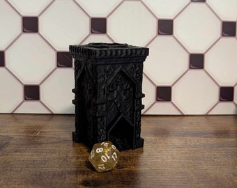 Monolith Tiny Dice Tower - 3d Printed