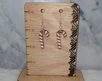 Candy Cane - Dangle Earrings