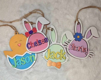 Customized Easter Name Tag - Bunny