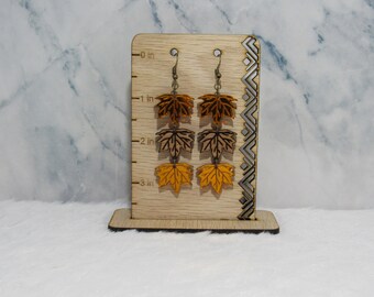 Fall Leaf - Dangle Earrings