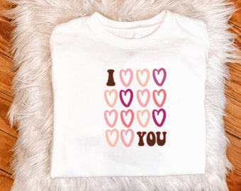 Valentine t-shirt, hearts, love