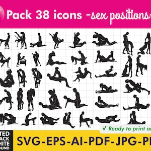 Pack 38 icons &quot;SEX POSITIONS&quot; - Adult Industry Onlyfans Ideas | Onlyfans Content | Twitch Camgirl Snapchat Fansly Ideas