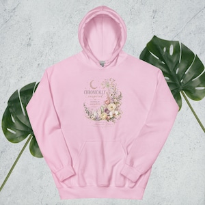Chronically Inspired | Celestial Floral Creative Unisex Hoodie