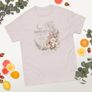 Chronically Inspired | Creative Floral Graphic Tee | Unisex Classic T-Shirt