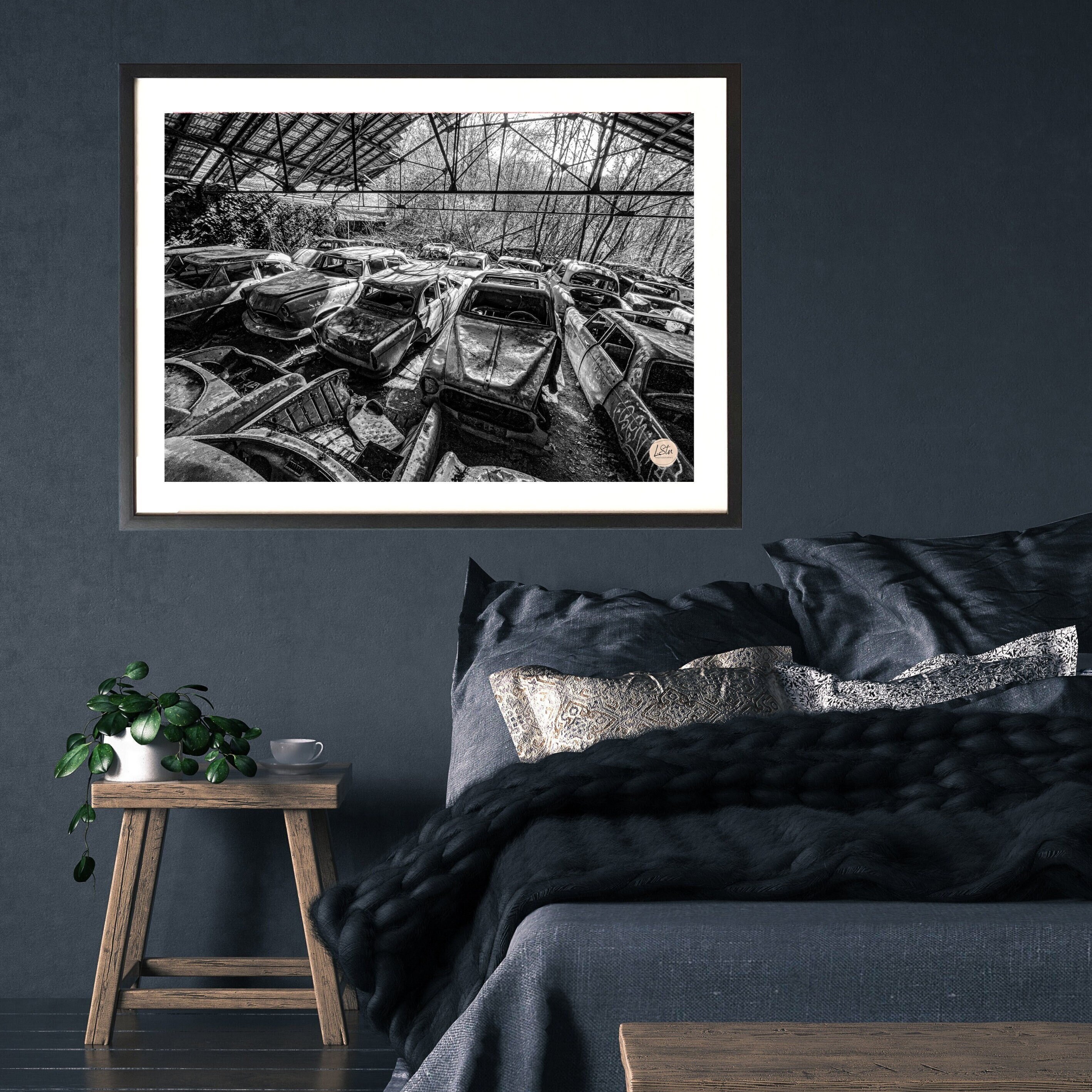 Urbex Old Car Photographie d'un Cimetière de Voitures en France