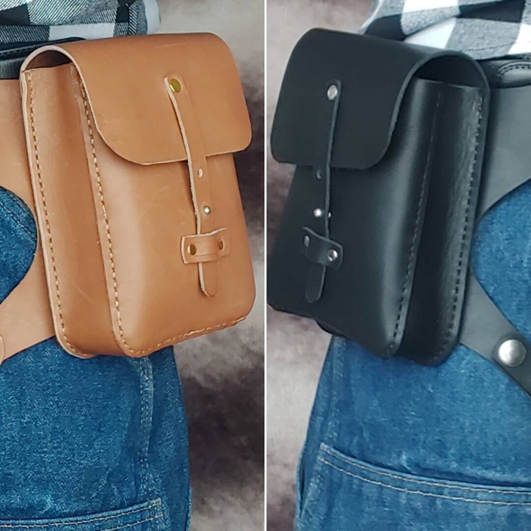 Leather Leg Pouch / Thigh Bag Etsy