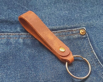 Leather Loop Keychain