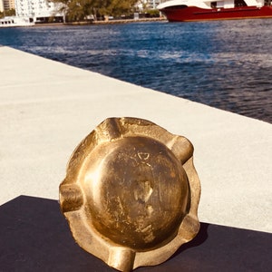 Brass ashtray