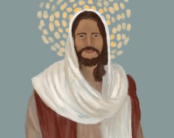 Portrait of Jesus Christ LDS Art