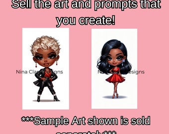 Sassy and Classy Chibi dolls Prompt guide, ChatGPT 4 needed, Use for Midjourney art